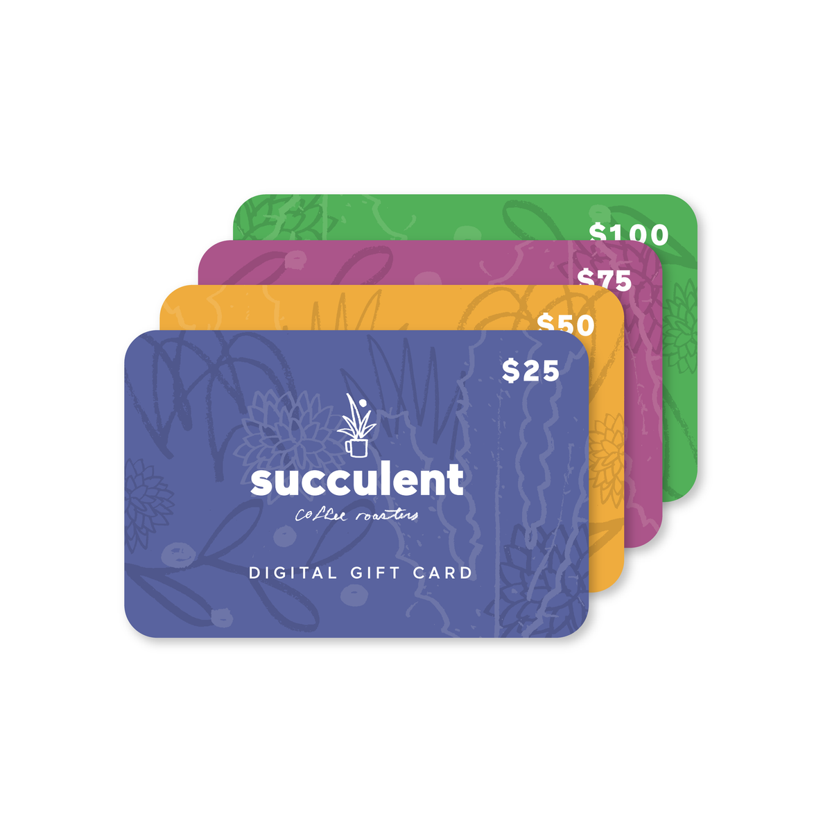 succulent gift card e-gift card